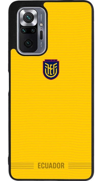 Xiaomi Redmi Note 10 Pro Max Case Hülle - Silikon schwarz Ecuador 2026 personalisierbares Fussballtrikot