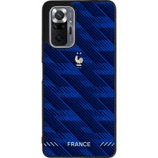 Coque Xiaomi Redmi Note 10 Pro Max - Silicone rigide noir Maillot de football France 2026 personnalisable