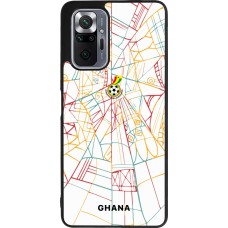 Coque Xiaomi Redmi Note 10 Pro Max - Silicone rigide noir Maillot de football Ghana 2026 personnalisable