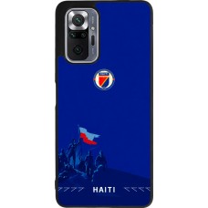 Coque Xiaomi Redmi Note 10 Pro Max - Silicone rigide noir Maillot de football Haiti 2026 personnalisable