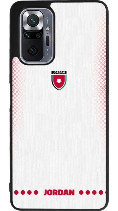 Coque Xiaomi Redmi Note 10 Pro Max - Silicone rigide noir Maillot de football Jordanie 2026 personnalisable