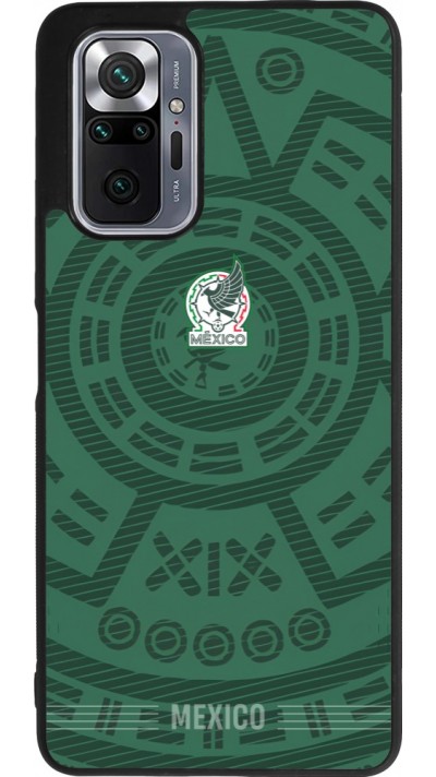 Coque Xiaomi Redmi Note 10 Pro Max - Silicone rigide noir Maillot de football Mexique 2026 personnalisable