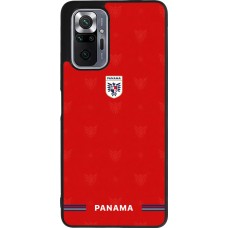 Coque Xiaomi Redmi Note 10 Pro Max - Silicone rigide noir Maillot de football Panama 2026 personnalisable