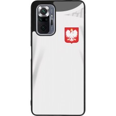 Xiaomi Redmi Note 10 Pro Max Case Hülle - Silikon schwarz Polen 2022 personalisierbares Fussballtrikot