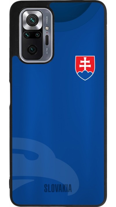 Xiaomi Redmi Note 10 Pro Max Case Hülle - Silikon schwarz Fussballtrikot Slowakei