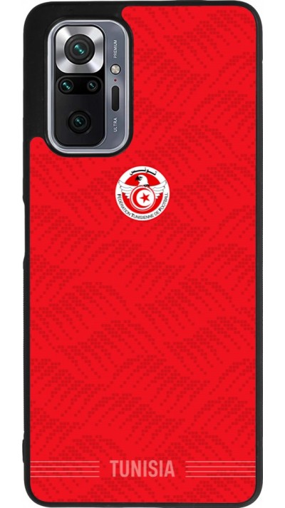 Coque Xiaomi Redmi Note 10 Pro Max - Silicone rigide noir Maillot de football Tunisie 2026 personnalisable