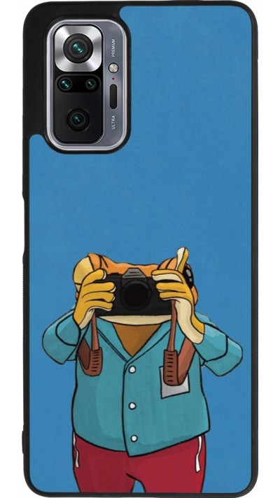 Xiaomi Redmi Note 10 Pro Max Case Hülle - Silikon schwarz Frog with camera DTMF