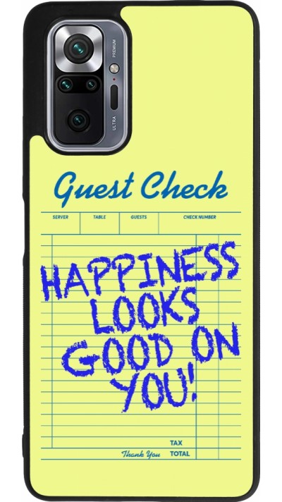 Coque Xiaomi Redmi Note 10 Pro Max - Silicone rigide noir Guest check 2026