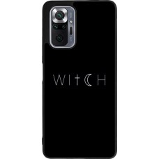 Coque Xiaomi Redmi Note 10 Pro Max - Silicone rigide noir Halloween 22 witch word