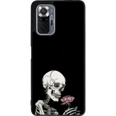 Coque Xiaomi Redmi Note 10 Pro Max - Silicone rigide noir Halloween 2023 rose and skeleton