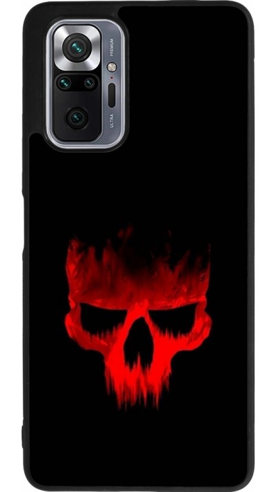 Xiaomi Redmi Note 10 Pro Max Case Hülle - Silikon schwarz Halloween 2023 scary skull