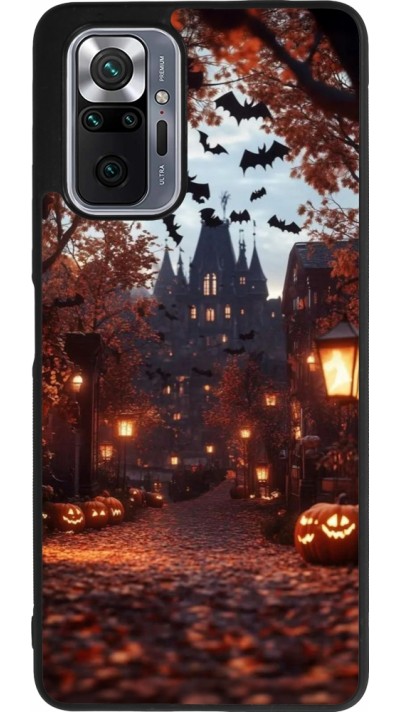 Coque Xiaomi Redmi Note 10 Pro Max - Silicone rigide noir Halloween 2025 Haunted house