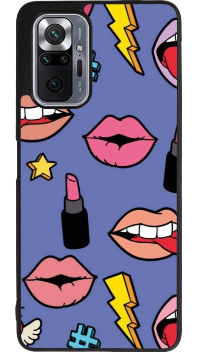 Coque Xiaomi Redmi Note 10 Pro Max - Silicone rigide noir Lips and lipgloss