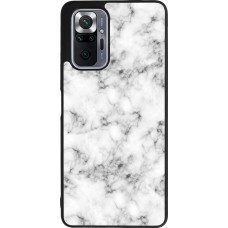 Coque Xiaomi Redmi Note 10 Pro Max - Silicone rigide noir Marble 01