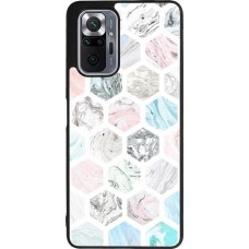 Coque Xiaomi Redmi Note 10 Pro Max - Silicone rigide noir Marble Everything