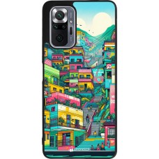 Coque Xiaomi Redmi Note 10 Pro Max - Silicone rigide noir Medellin Comuna 13 Art
