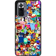 Xiaomi Redmi Note 10 Pro Max Case Hülle - Silikon schwarz Mixed cartoons