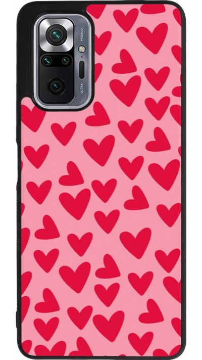 Xiaomi Redmi Note 10 Pro Max Case Hülle - Silikon schwarz Mom 2024 kleine Herzen