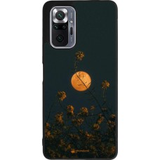 Coque Xiaomi Redmi Note 10 Pro Max - Silicone rigide noir Moon Flowers