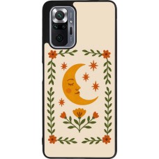 Coque Xiaomi Redmi Note 10 Pro Max - Silicone rigide noir Half moon stamp 2026