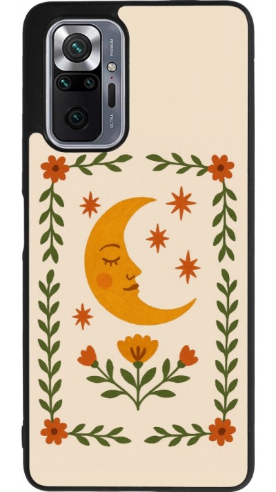 Coque Xiaomi Redmi Note 10 Pro Max - Silicone rigide noir Half moon stamp 2026