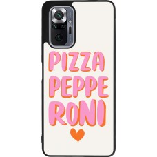 Xiaomi Redmi Note 10 Pro Max Case Hülle - Silikon schwarz Pizza pepperoni 2026