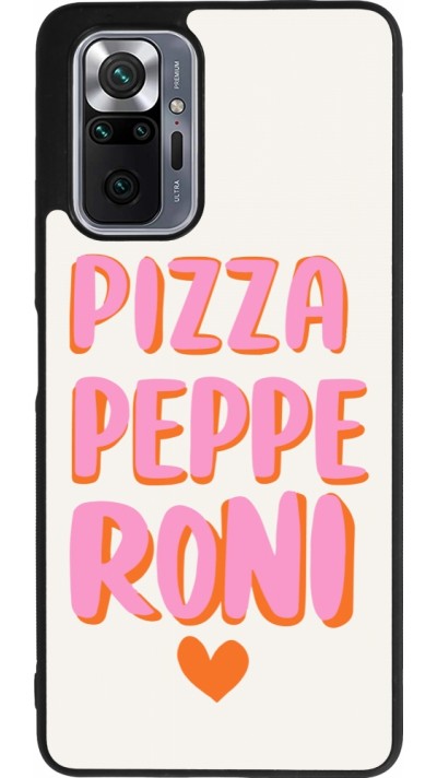 Xiaomi Redmi Note 10 Pro Max Case Hülle - Silikon schwarz Pizza pepperoni 2026