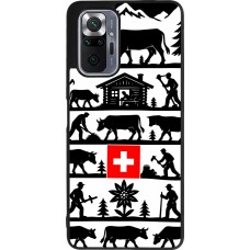 Coque Xiaomi Redmi Note 10 Pro Max - Silicone rigide noir Poya Suisse 1