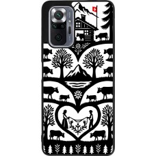 Coque Xiaomi Redmi Note 10 Pro Max - Silicone rigide noir Poya Suisse 2