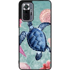 Coque Xiaomi Redmi Note 10 Pro Max - Silicone rigide noir Preppy Turtle