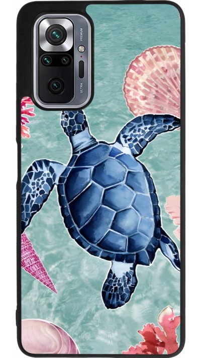 Xiaomi Redmi Note 10 Pro Max Case Hülle - Silikon schwarz Preppy Turtle