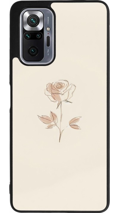 Xiaomi Redmi Note 10 Pro Max Case Hülle - Silikon schwarz Rosa Sand Minimalistisch