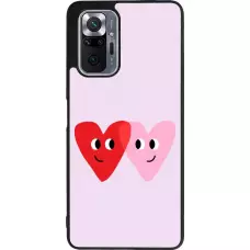 Xiaomi Redmi Note 10 Pro Max Case Hülle - Silikon schwarz Saint Valentines Day 26 Heart