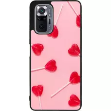 Xiaomi Redmi Note 10 Pro Max Case Hülle - Silikon schwarz Saint Valentines Day 26 Lollipop