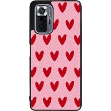 Xiaomi Redmi Note 10 Pro Max Case Hülle - Silikon schwarz Saint Valentines Day 26 Pattern heart