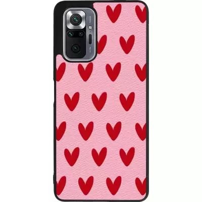 Xiaomi Redmi Note 10 Pro Max Case Hülle - Silikon schwarz Saint Valentines Day 26 Pattern heart