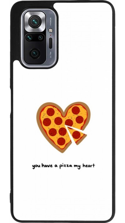 Xiaomi Redmi Note 10 Pro Max Case Hülle - Silikon schwarz Saint Valentines Day 26 You have my pizza heart