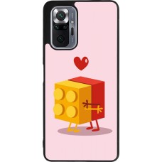 Xiaomi Redmi Note 10 Pro Max Case Hülle - Silikon schwarz Saint Valentines Day 26 Puzzle