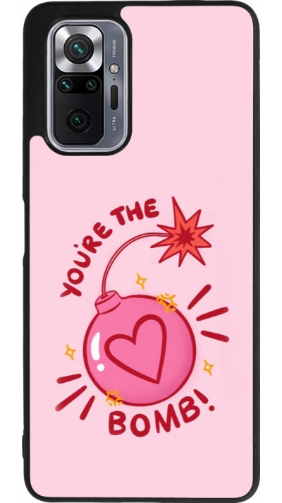 Xiaomi Redmi Note 10 Pro Max Case Hülle - Silikon schwarz Saint Valentines Day 26 You are the bomb