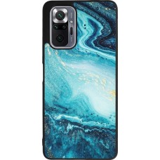 Xiaomi Redmi Note 10 Pro Max Case Hülle - Silikon schwarz Sea Foam Blue