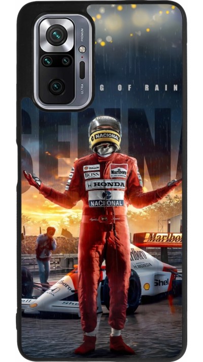 Xiaomi Redmi Note 10 Pro Max Case Hülle - Silikon schwarz Senna The King of Rain