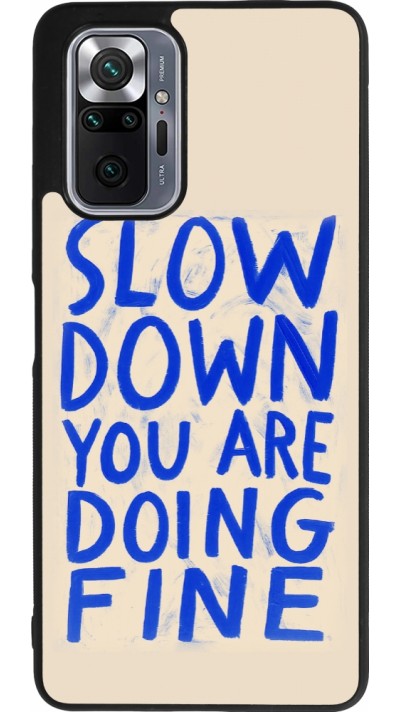 Xiaomi Redmi Note 10 Pro Max Case Hülle - Silikon schwarz Slow down 2026