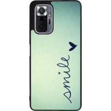 Xiaomi Redmi Note 10 Pro Max Case Hülle - Silikon schwarz Smile