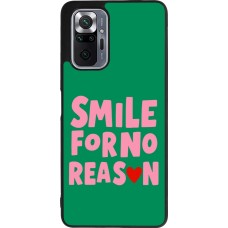 Xiaomi Redmi Note 10 Pro Max Case Hülle - Silikon schwarz Smile for no reason 2026