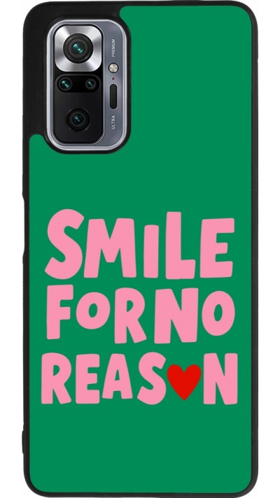 Xiaomi Redmi Note 10 Pro Max Case Hülle - Silikon schwarz Smile for no reason 2026