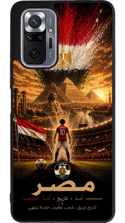 Xiaomi Redmi Note 10 Pro Max Case Hülle - Silikon schwarz Fussball Ägypten splash 2026