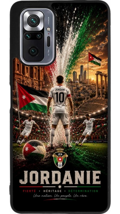 Xiaomi Redmi Note 10 Pro Max Case Hülle - Silikon schwarz Fussball Jordanien splash 2026