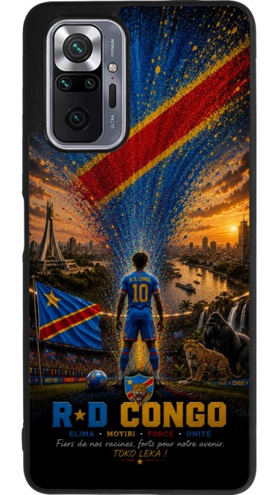 Xiaomi Redmi Note 10 Pro Max Case Hülle - Silikon schwarz Fussball Demokratische Republik Kongo splash 2026