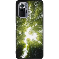 Coque Xiaomi Redmi Note 10 Pro Max - Silicone rigide noir Spring 23 forest blue sky