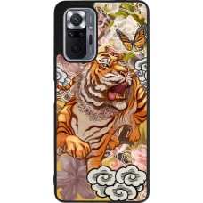 Coque Xiaomi Redmi Note 10 Pro Max - Silicone rigide noir Spring 23 japanese tiger